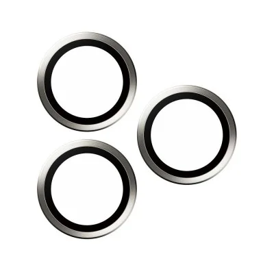Panzerglass&trade; Hoops Kameraschutz Iphone 15 Pro | 15 Pro Max - white Titanium